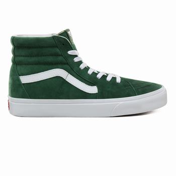 Damske Kotnikove Tenisky Vans Pig Suede Sk8-Hi Biele VA56YVKUP